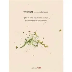 VIVÀRIUM. CARLA MARCO. Libro en papel. 9788481280678 Muntanya de Llibres Angebot