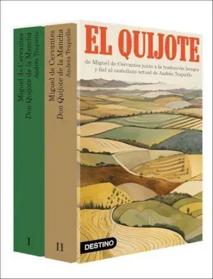 Exklusiv DON QUIJOTE DE LA MANCHA. ORIGINAL DE CERVANTES Y TRADUCCIÓN ÍNTEGRA Y FIEL DE ANDRÉS TRAPIELLO AL CASTELL. TRAPIELLO, ANDRÉS ; CERVANTES, MIGUEL DE. Libro en papel. 9788423365166 Muntanya de Llibres