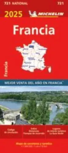 Echt FRANCE / FRANÇA 2025 1:1000000 MICHELIN 721). VARIS AUTORS. Libro en papel. 9782067264885 Muntanya de Llibres