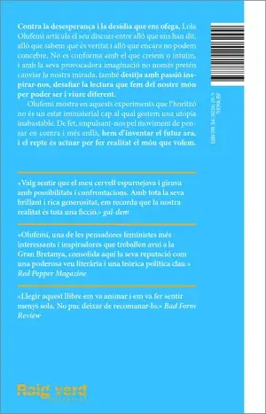 EXPERIMENTS PER IMAGINAR ALTRAMENT. LOLA OLUFEMI. Libro en papel. 9788419206299 Muntanya de Llibres Geld-Zurück-Garantie