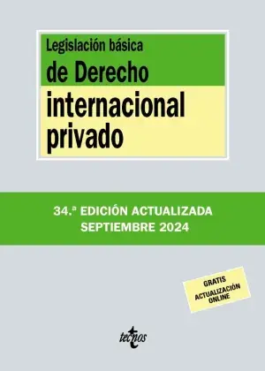 Weltweiter Versand LEGISLACIÓN BÁSICA DE DERECHO INTERNACIONAL PRIVADO. EDITORIAL TECNOS. Libro en papel. 9788430990917 Muntanya de Llibres