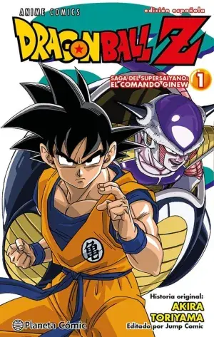 Bestseller DRAGON BALL Z ANIME SERIES GINEW Nº 01/06. AKIRA TORIYAMA. Libro en papel. 9788411408431 Muntanya de Llibres