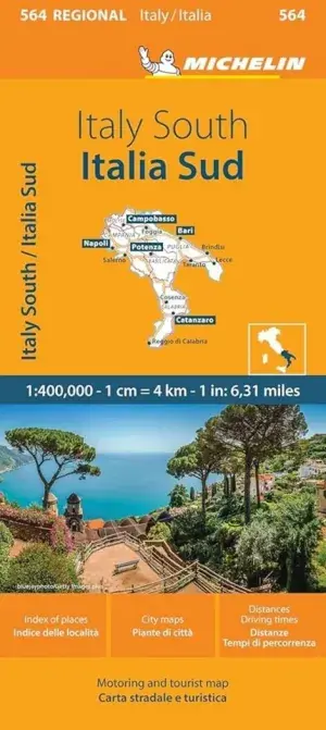 Abverkauf MAPA REGIONAL ITALIA SUD 1:400000 (MICHELIN 563). MICHELIN. Libro en papel. 9782067263932 Muntanya de Llibres