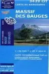 Billig 3432 OT MASSIF DE BAUGES 1:25.000 (MAPA IGN). ESCALA 1:25.000. IGN. Libro en papel. 3282113432030 Muntanya de Llibres
