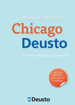 Nur Heute MANUAL DE ESTILO CHICAGO-DEUSTO