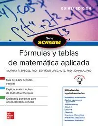 Neue Ware SCHAUM FORMULAS Y TABLAS DE MATEMATICA APLICADA