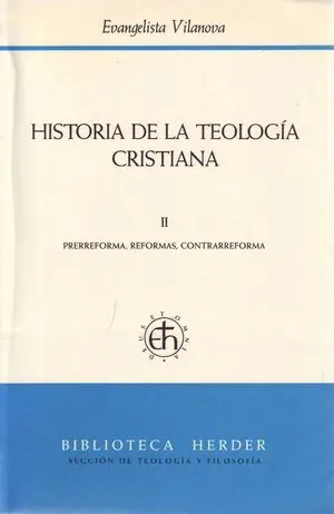HISTORIA DE LA TEOLOGIA CRISTIANA VOL. II Angebot