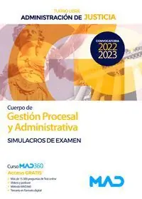 SIMULACROS EXAMEN TURNO LIBRE CUERPO GESTION PROCESAL 2022/23Y ADMINISTRATIVA ADMINISTRACION JUSTIC Expressversand