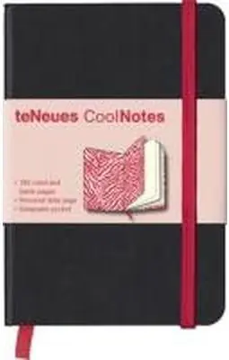 Direkt Vom Hersteller NOTES BLACK/ZEBRA RED/WHITE SMALL 9 X 13 CM