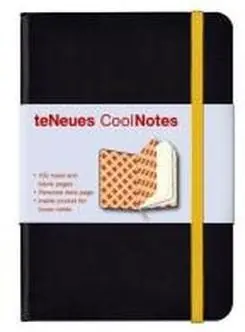 NOTES BLACK/ORANGE 9X13 Mengenrabatt