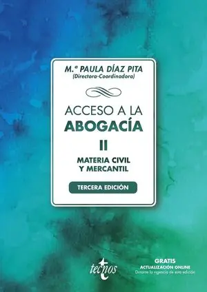 ACCESO A LA ABOGACÍA TOMO II. MATERIA CIVIL Y MERCANTIL Jetzt Kaufen
