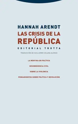 Mega-Angebot LAS CRISIS DE LA REPÚBLICA