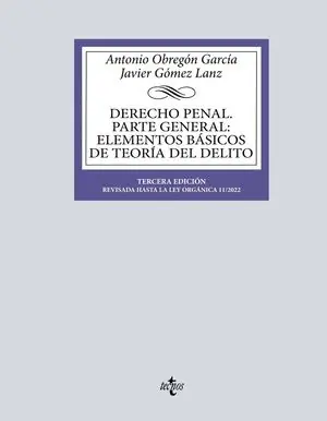 Sale DERECHO PENAL. PARTE GENERAL