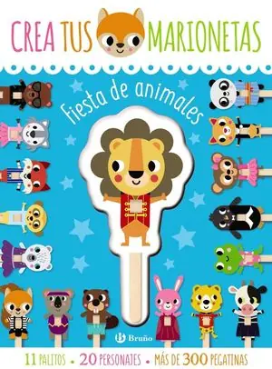 CREA TUS MARIONETAS. FIESTA DE ANIMALES Sale