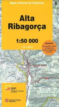 Günstig 05 ALTA RIBAGORÇA 1:50.000 -MAPA COMARCAL DE CATALUNYA -ICGC