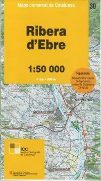 30 RIBERA D'EBRE 1:50.000 -MAPA COMARCAL CATALUNYA -ICGC Heute Kaufen