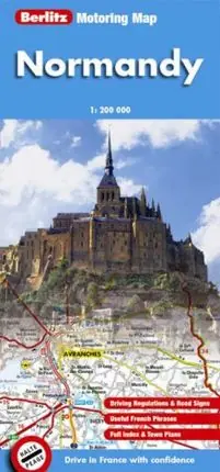 NORMANDY 1:200.000 -MOTORING MAP Aktuell