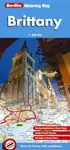 BRITTANY 1:200.000 -MOTORING MAP Finale Aktion