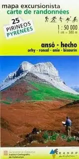 25 ANSO-HECHO 1:50.000 -ICC -RANDO. ORTHY, RONCAL, ANIE, BISAURIN Kostenloser Versand