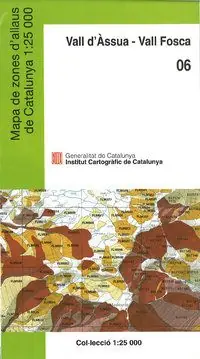 Preisreduziert 06 VALL D'ASSUA - VALL FOSCA 1:25.000 -ICGC. MAPA DE ZONES D'ALLAUS