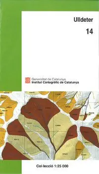 14 ULLDETER 1:25.000 -ICGC. MAPA DE ZONES D'ALLAUS Ab Werk