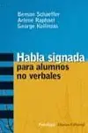 HABLA SIGNADA PARA ALUMNOS NO VERBALES Nur Für Kurze Zeit