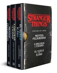 Gleich Bestellen ESTUCHE STRANGER THINGS MENTES PELIGROSAS / A OSCURAS EN LA CIUDAD / EL VUELO DE ICARO