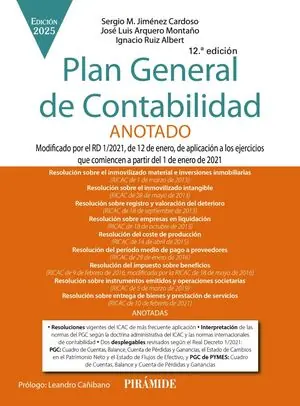 Knallerangebot PLAN GENERAL DE CONTABILIDAD ANOTADO 2025