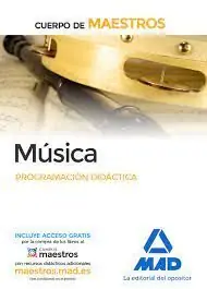 Sale MAESTROS DE MUSICA. PROGRAMACION DIDACTICA. PROGRAMACIÓN DIDÁCTICA