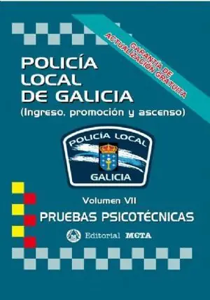 Weltweiter Versand POLICIA LOCAL GALICIA VII PRUEBAS PSICOTECNICAS
