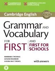Begrenztes Angebot GRAMMAR AND VOCABULARY FOR FIRST AND FIRST FOR SCHOOLS BOOK WITH ANSWERS AND AUD