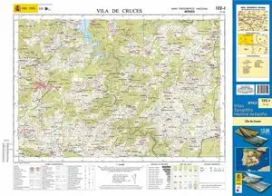 MTN 25. HOJA 122-I, VILA DE CRUCES Handgefertigt
