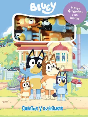 Begrenztes Angebot BLUEY. CUENTOS Y AVENTURAS (LIBRO + FIGURAS)