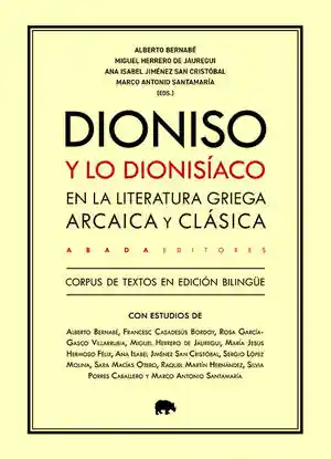 DIONISIO Y LO DIONISIACO EN LA LITERATURA GRIEGA ARCAICA Y CLASICA Bestpreis