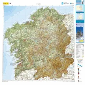 Original MAPA AUTONÓMICO GALICIA, INSTITUCIONAL (1:250.000)