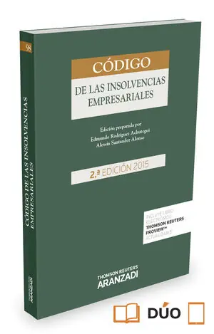 Nur Heute CÓDIGO DE LAS INSOLVENCIAS EMPRESARIALES (PAPEL + E-BOOK)
