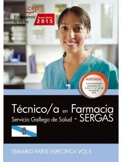 Rabatt TECNICO FARMACIA SERGAS TEMARIO PARTE ESPECIFICA VOL. II