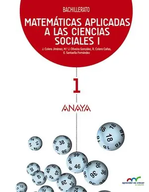 Kracherpreis MATEMÁTICAS APLICADAS A LAS CIENCIAS SOCIALES I BACHILLERATO