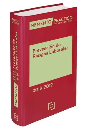 MEMENTO PREVENCIÓN RIESGOS LABORALES 2018-2019 Ausverkauf