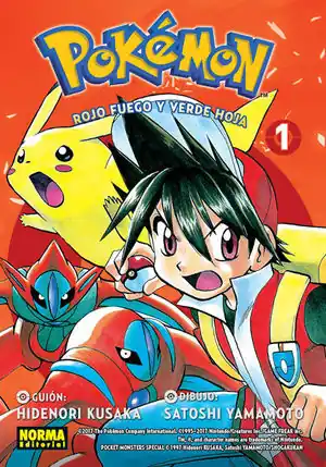 Top-Qualität POKÉMON 13. ROJO FUEGO Y VERDE HOJA 01