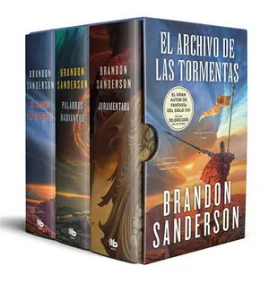 ESTUCHE SAGA EL ARCHIVO DE LAS TORMENTAS (EL CAMINO DE LOS REYES, PALABRAS RADIANTES, JURAMENTADA) Nur Heute