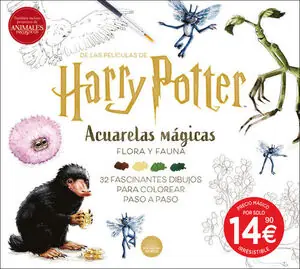Bestseller HARRY POTTER. ACUARELAS MAGICAS: FLORA Y FAUNA