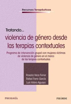 Sonderaktion TRATANDO... VIOLENCIA DE GÉNERO DESDE LAS TERAPIAS CONTEXTUALES