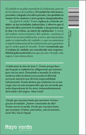 Kracherpreis ¿QUIÉN LO CUIDA?. CÓMO REMODELAR UNA POLÍTICA DEMOCRÁTICA