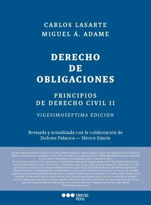 PRINCIPIOS DE DERECHO CIVIL II. DERECHO DE OBLIGACIONES. 27ª EDICION 2024 Heißes Angebot
