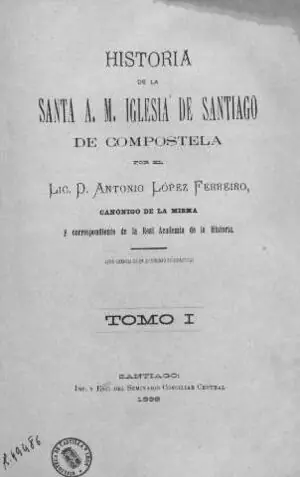 HISTORIA DE LA SANTA A. M. IGLESIA DE SANTIAGO, 11 VOLS. Preiswert