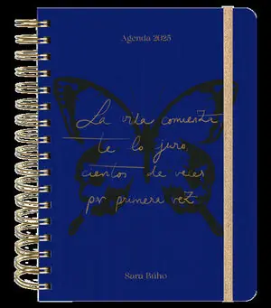 AGENDA ANUAL DIARIA 2025 SARA BUHO Neu