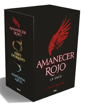 PACK AMANECER ROJO ESTUCHE. (AMANECER ROJO- HIJO DORADO- MAÑANA AZUL) Preisknaller