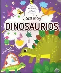 Exklusiv COLORIDOS DINOSAURIOS - PEGO Y ME DIVIERTO PINTANDO