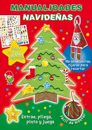 MANUALIDADES NAVIDEÑAS (200 PEGATINAS) Billig